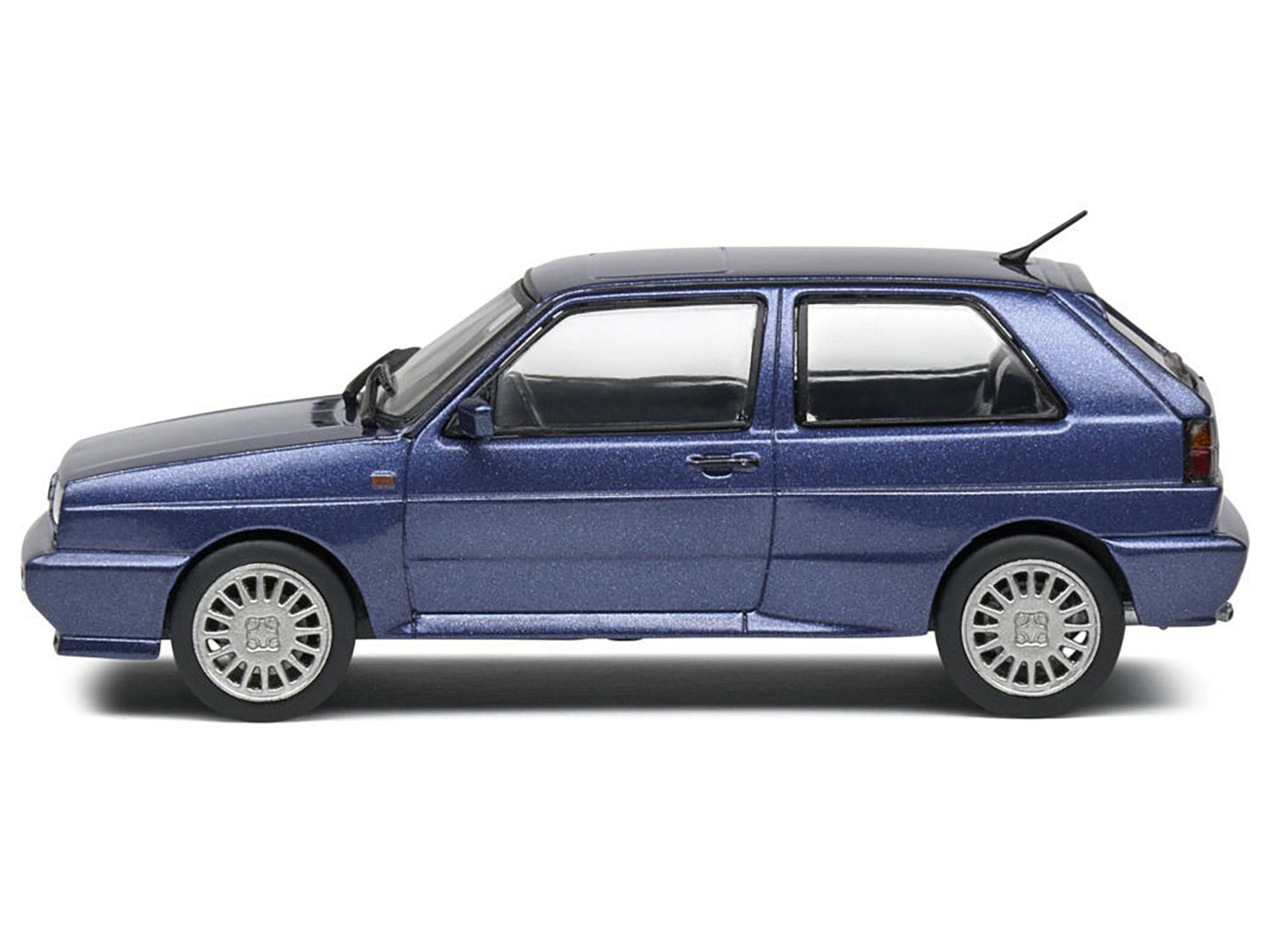 1989 Volkswagen Golf Rallye Blue Diecast Model Car