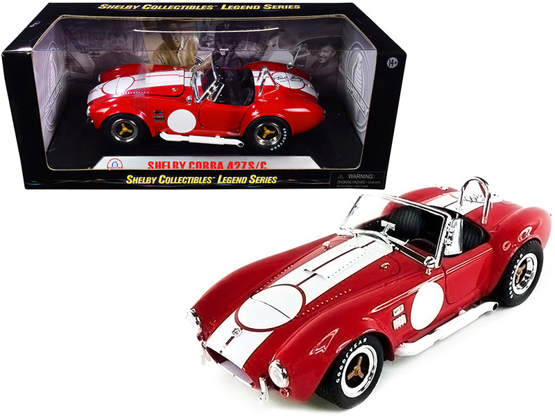 1965 Shelby Cobra 427 Red Diecast Model Car