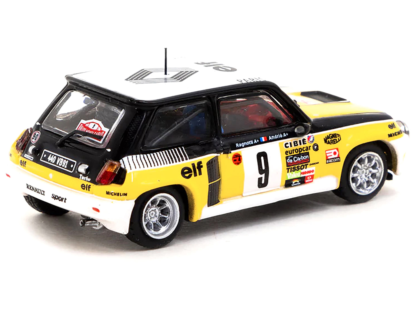 Renault 5 Turbo #9 Diecast Model Race Car