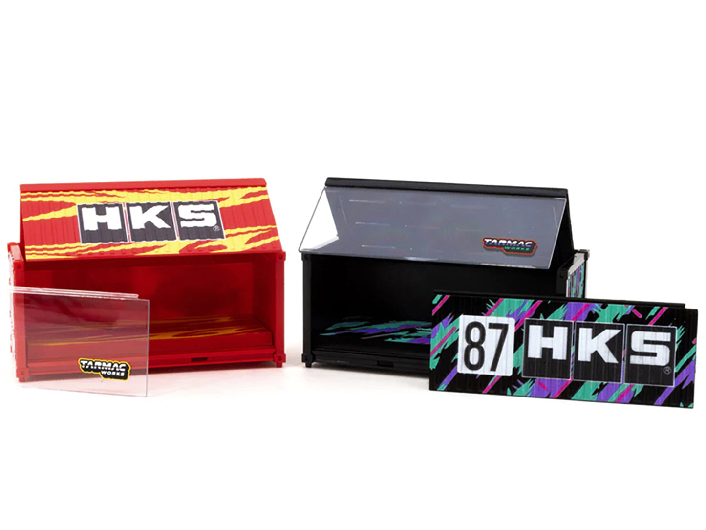 HKS Shipping Container 2 Pieces Model Display Case