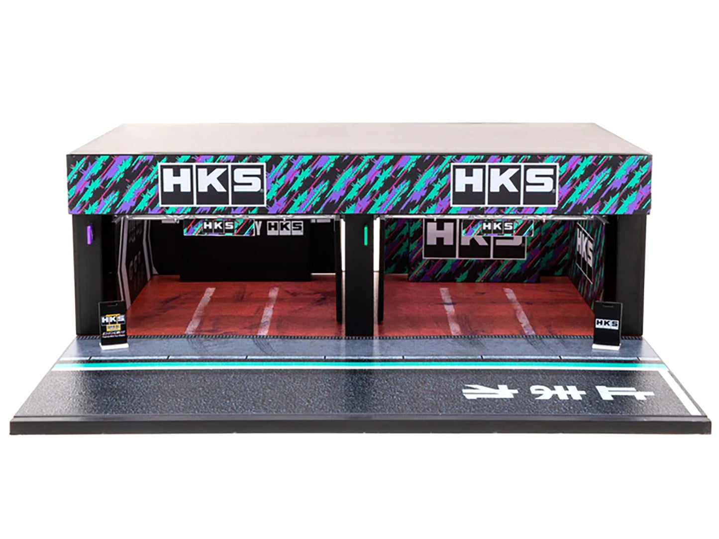HKS Garage Display Model Diorama Set