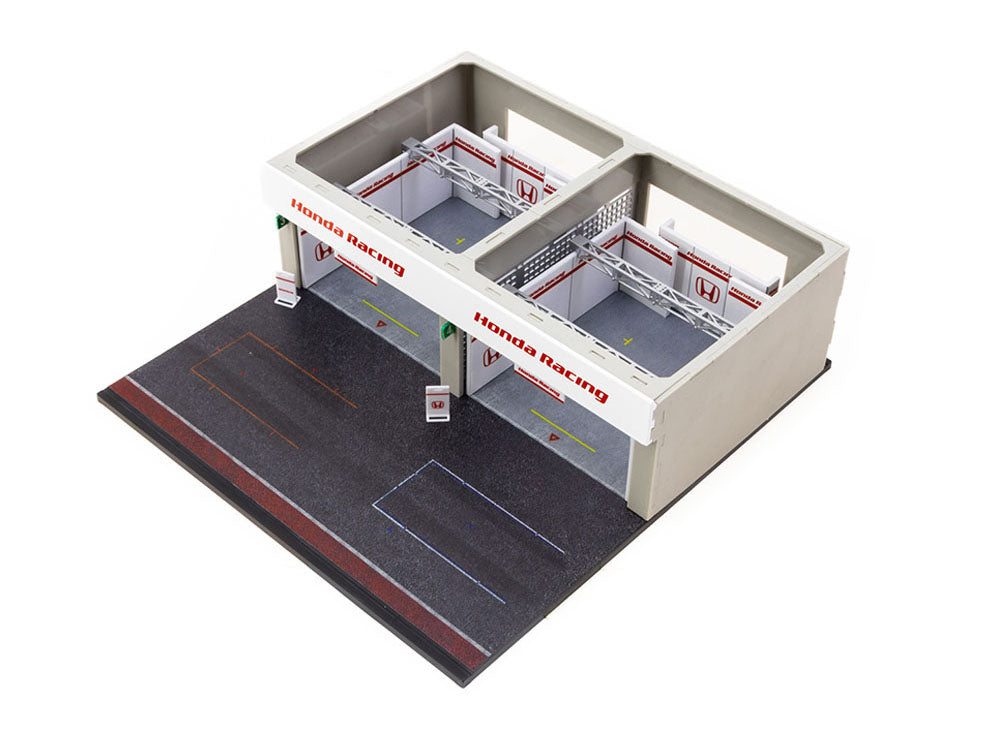 Pit Garage Diorama Honda Model Diorama Set