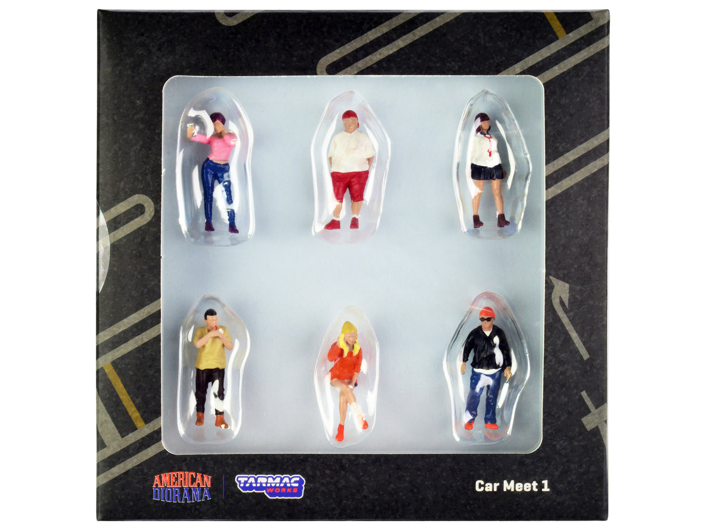 Diecast Model Car Meet Figure