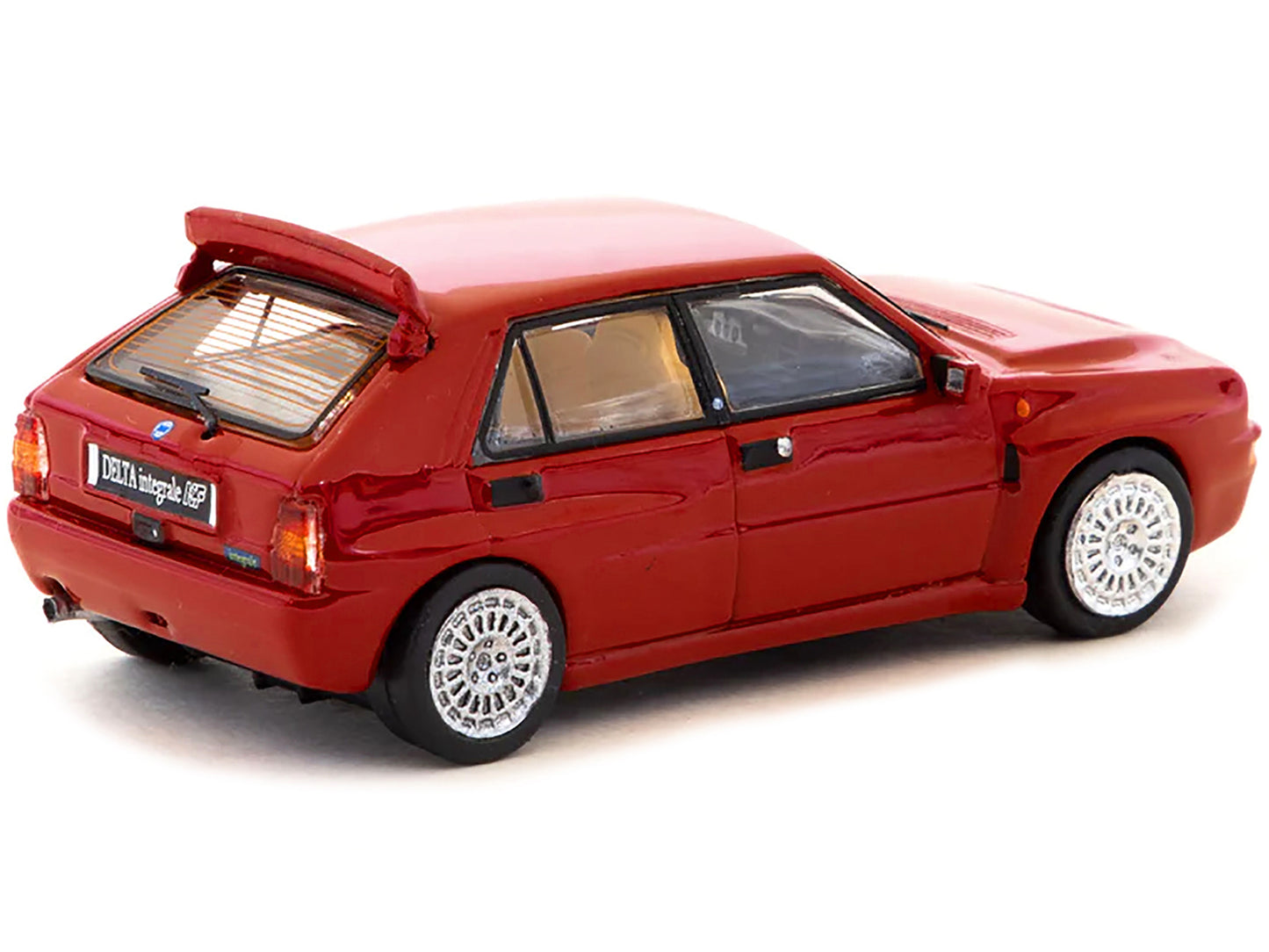 Lancia Delta HF Integrale Red Diecast Model Car