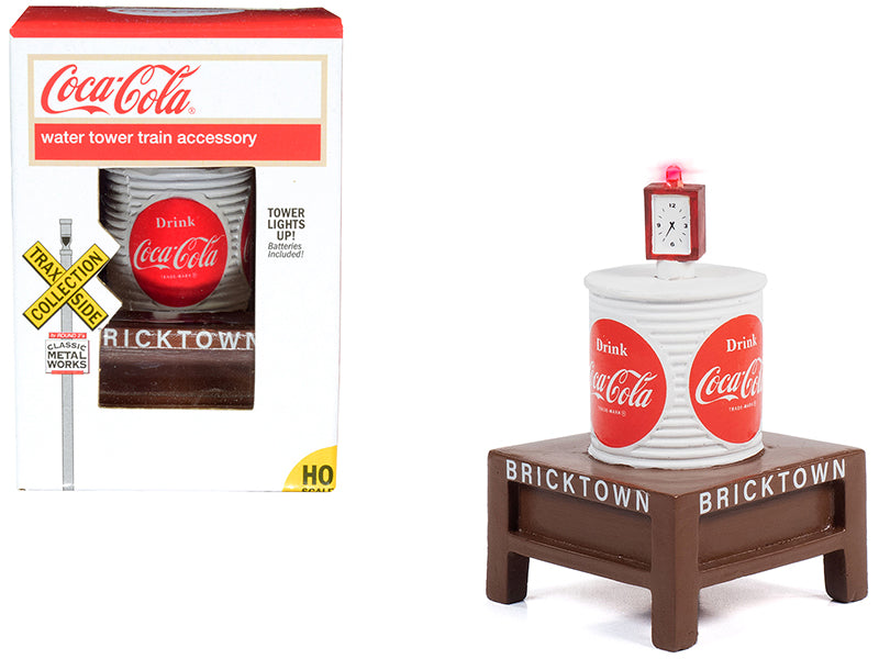 Coca-Cola Water Tower Multi-Color Model Building Coca-Cola