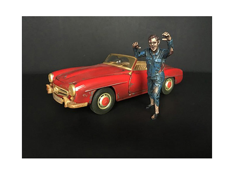 Zombie Mechanic Figurine II Model Zombie Mechanics Creepy