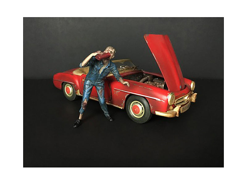 Zombie Mechanic Figurine III Model Zombie Mechanics Creepy