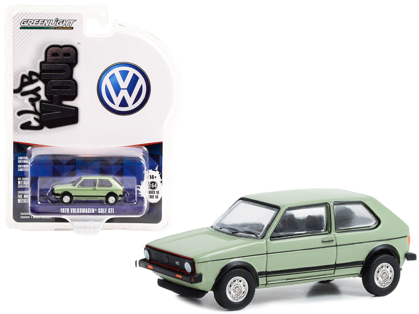 1979 Volkswagen Golf GTI Green Diecast Model Car
