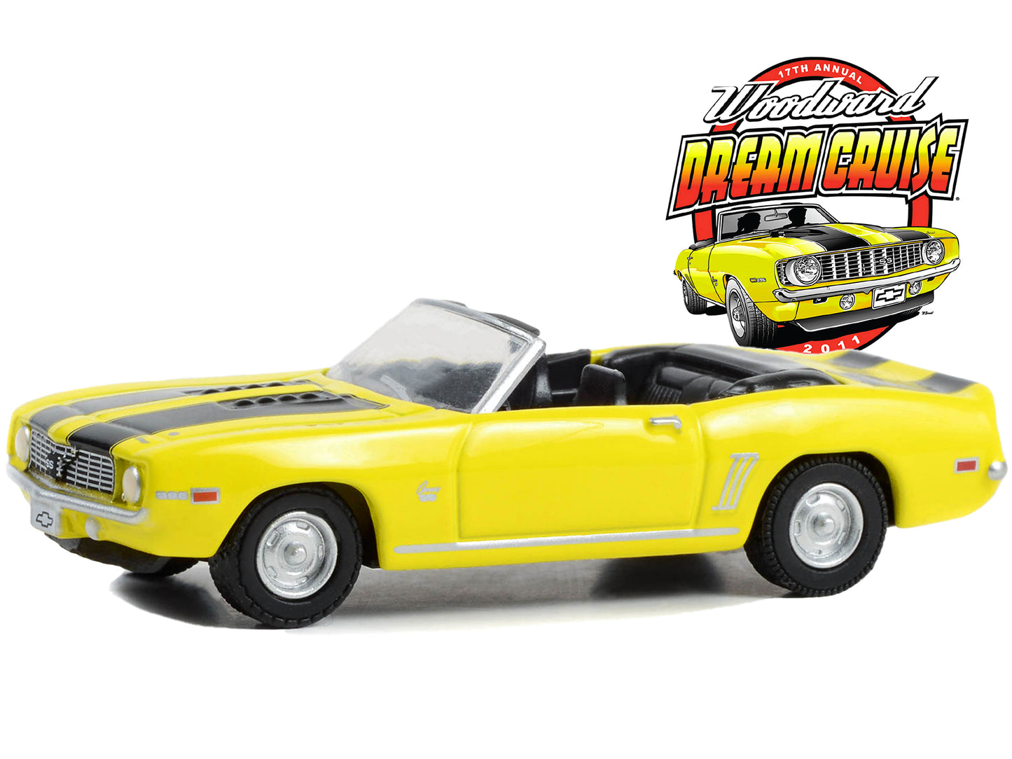 1969 Chevrolet Camaro SS Yellow Diecast Model Car