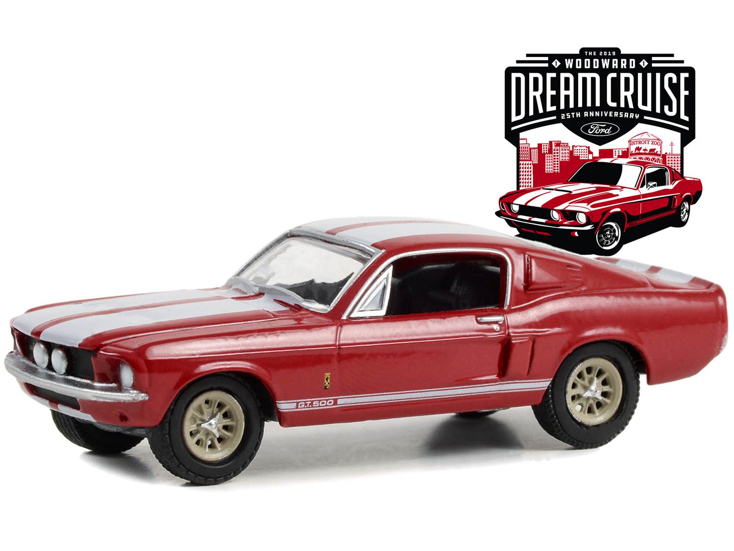 1967 Shelby GT-500 Red Diecast Model Car