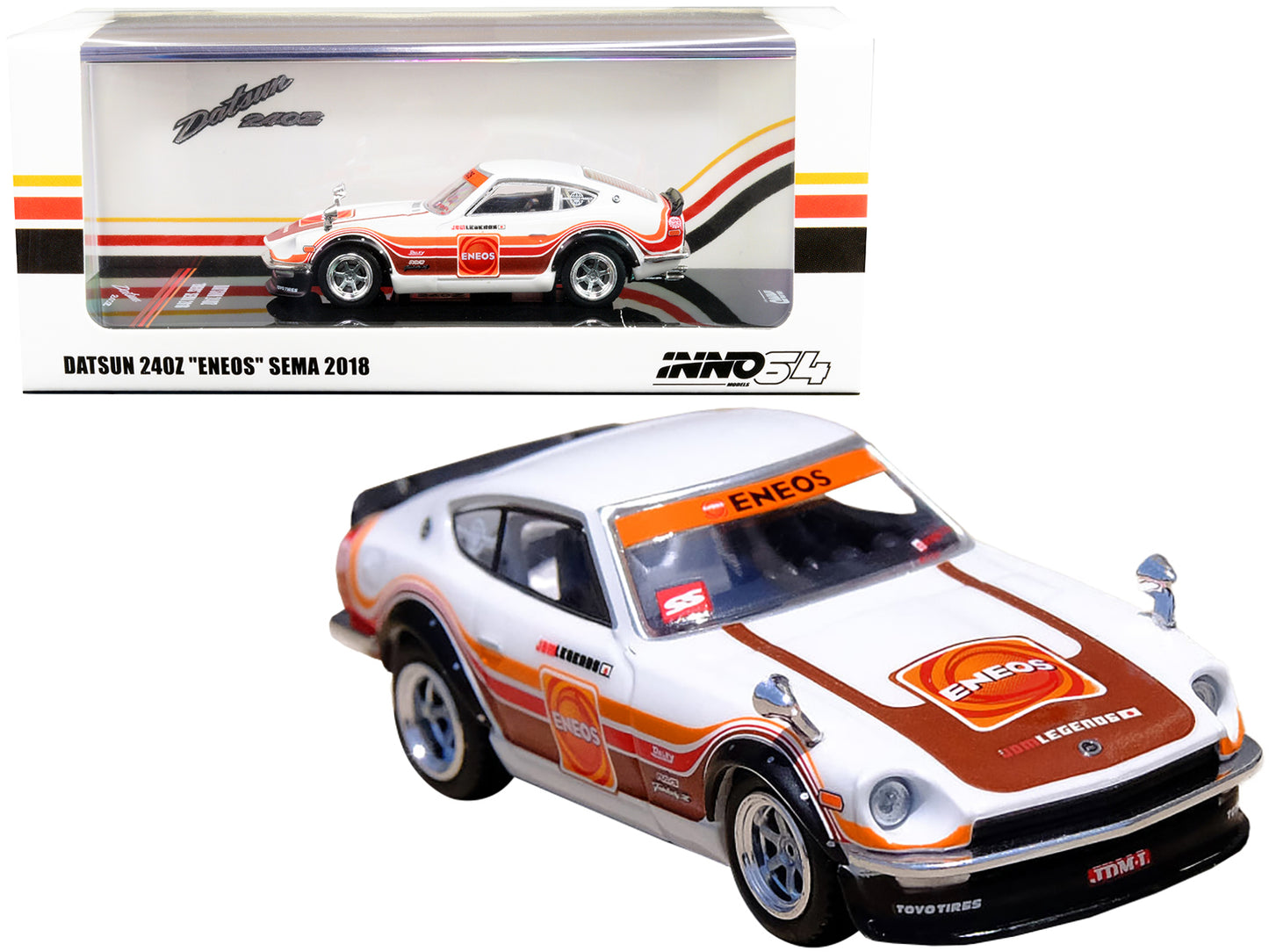 Datsun 240Z w White Diecast Model Car