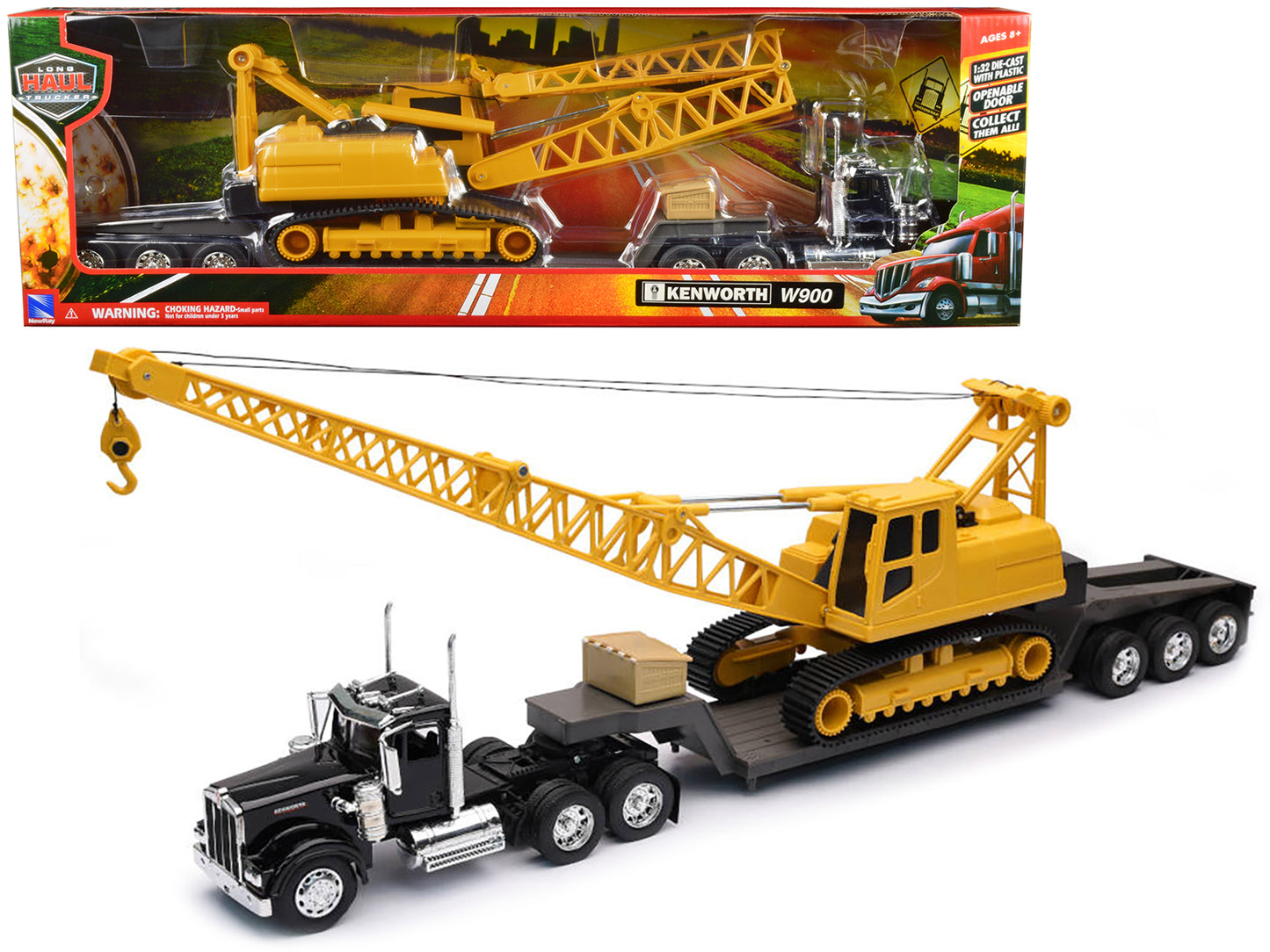 Kenworth W900 w Black Diecast Model Car