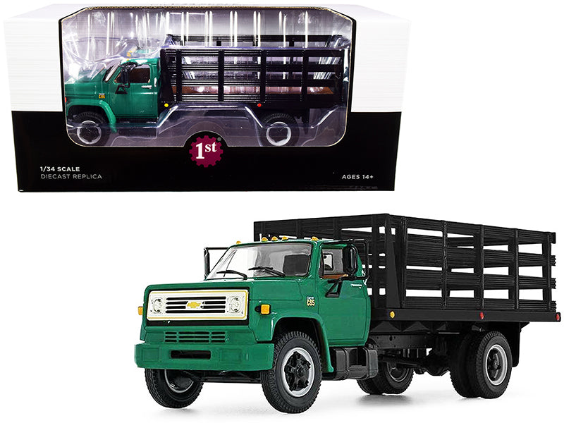 Chevrolet C65 Stake  Green Diecast Model Stake Truck 