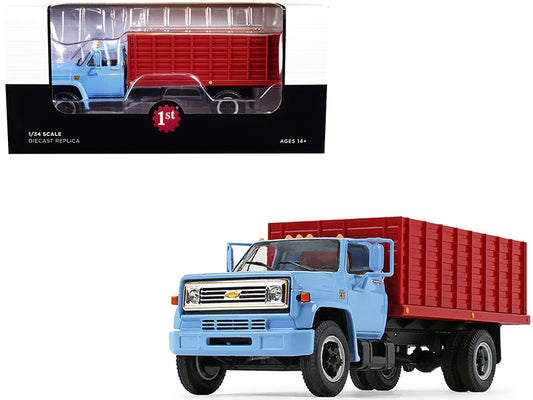 1970s Chevrolet C65 Grain Blue Diecast Model Grain Truck 