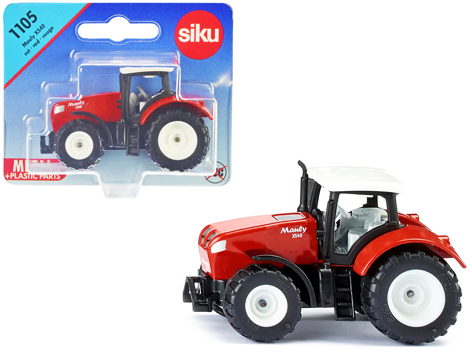 Mauly X540 Red Diecast Model Tractor 