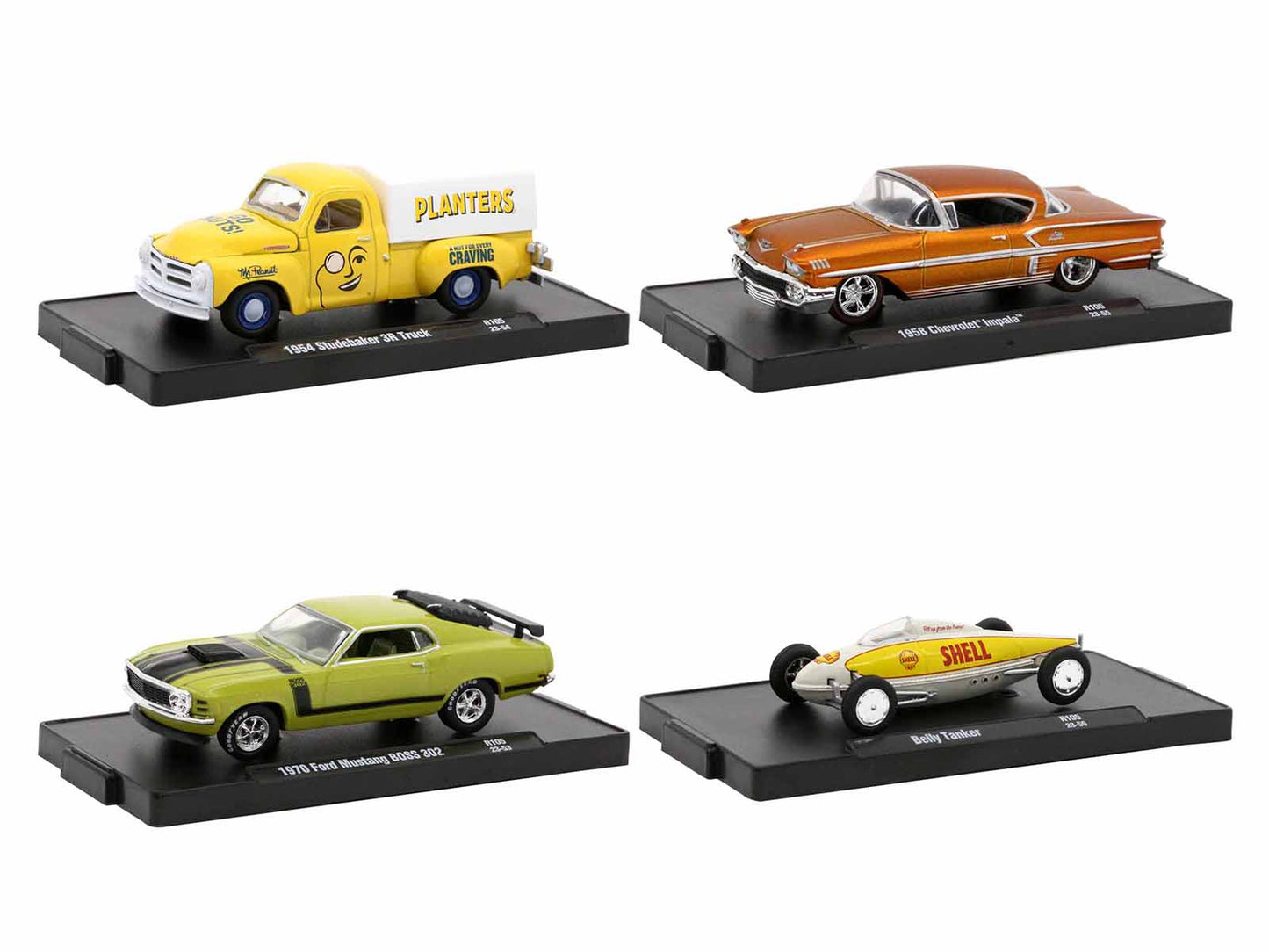 Auto-Drivers 4 Piece  Diecast Model Car/Truck Set 