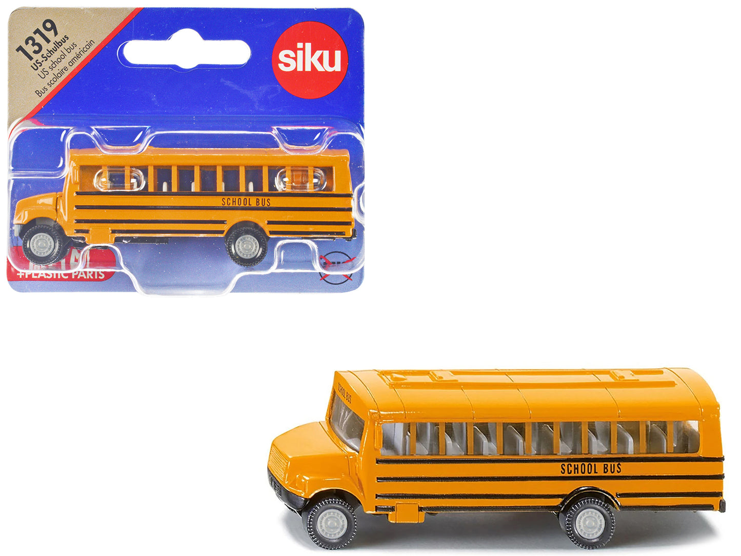 United States Yellow Diecast Model School Bus 