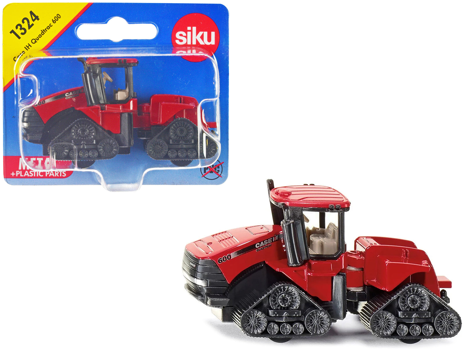 Case IH 600 Quadtrac Red Diecast Model Tractor 