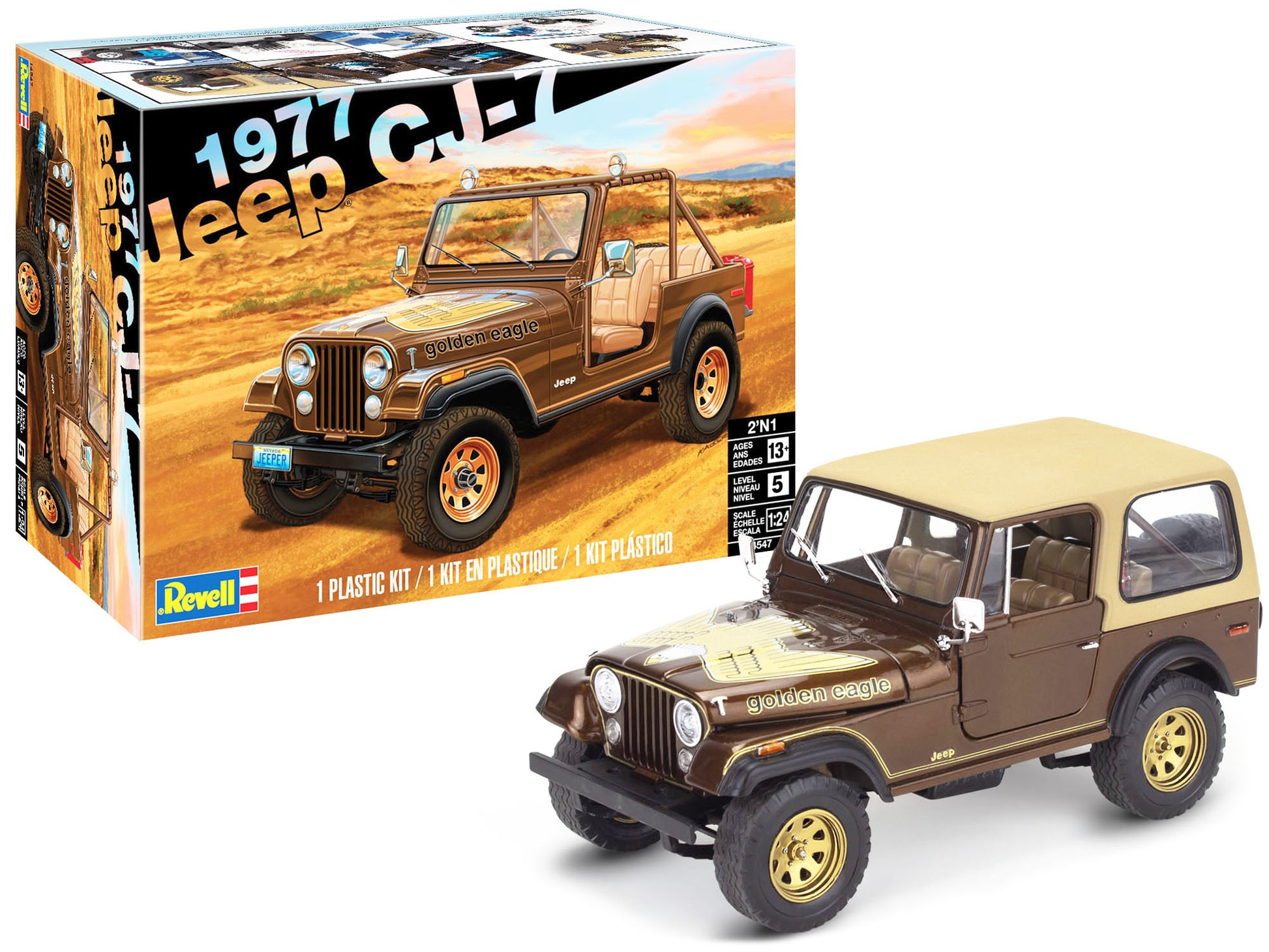 1977 Jeep CJ-7  Plastic Model Model Kit to Build
