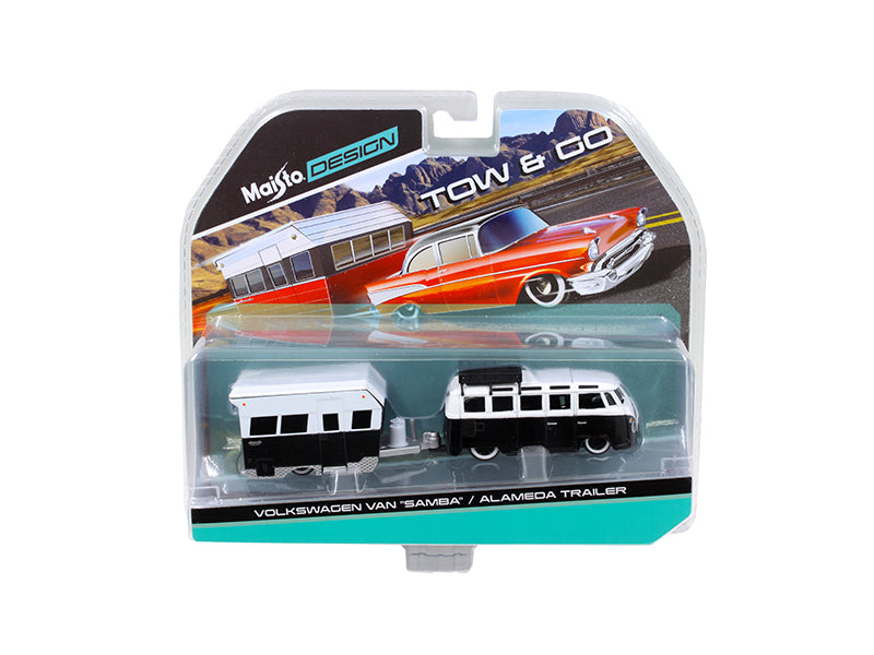 VolkswagenSamba Black Diecast Model Van 