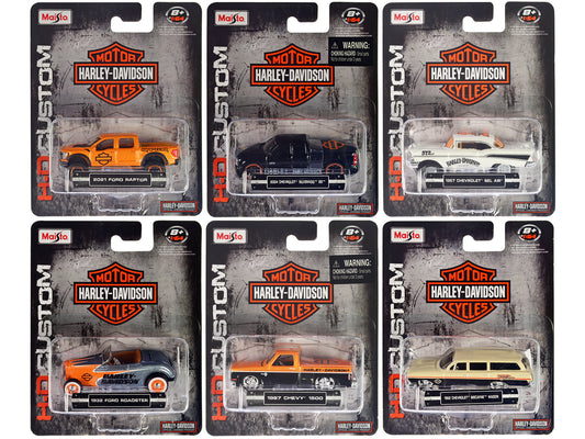 Brand new 1/64 scale diecast car models of Harley Davidson Assortment 2023 Set of 6 pieces die cast model cars by Maisto.
Brand new boxes.