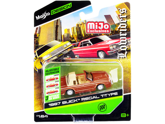 1987 Buick Regal T Copper Diecast Model Car Lowriders