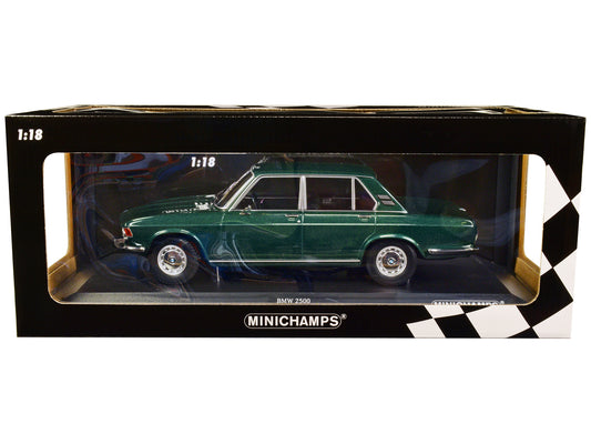 1968 BMW 2500  Green Diecast Model Car 