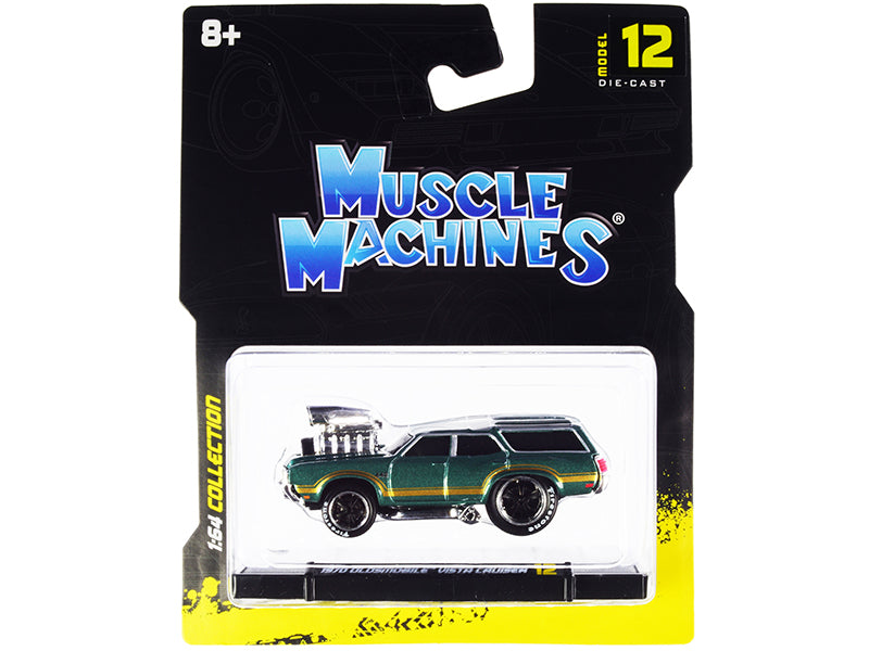 1970 Oldsmobile Vista Cruiser Green Diecast Model Car 