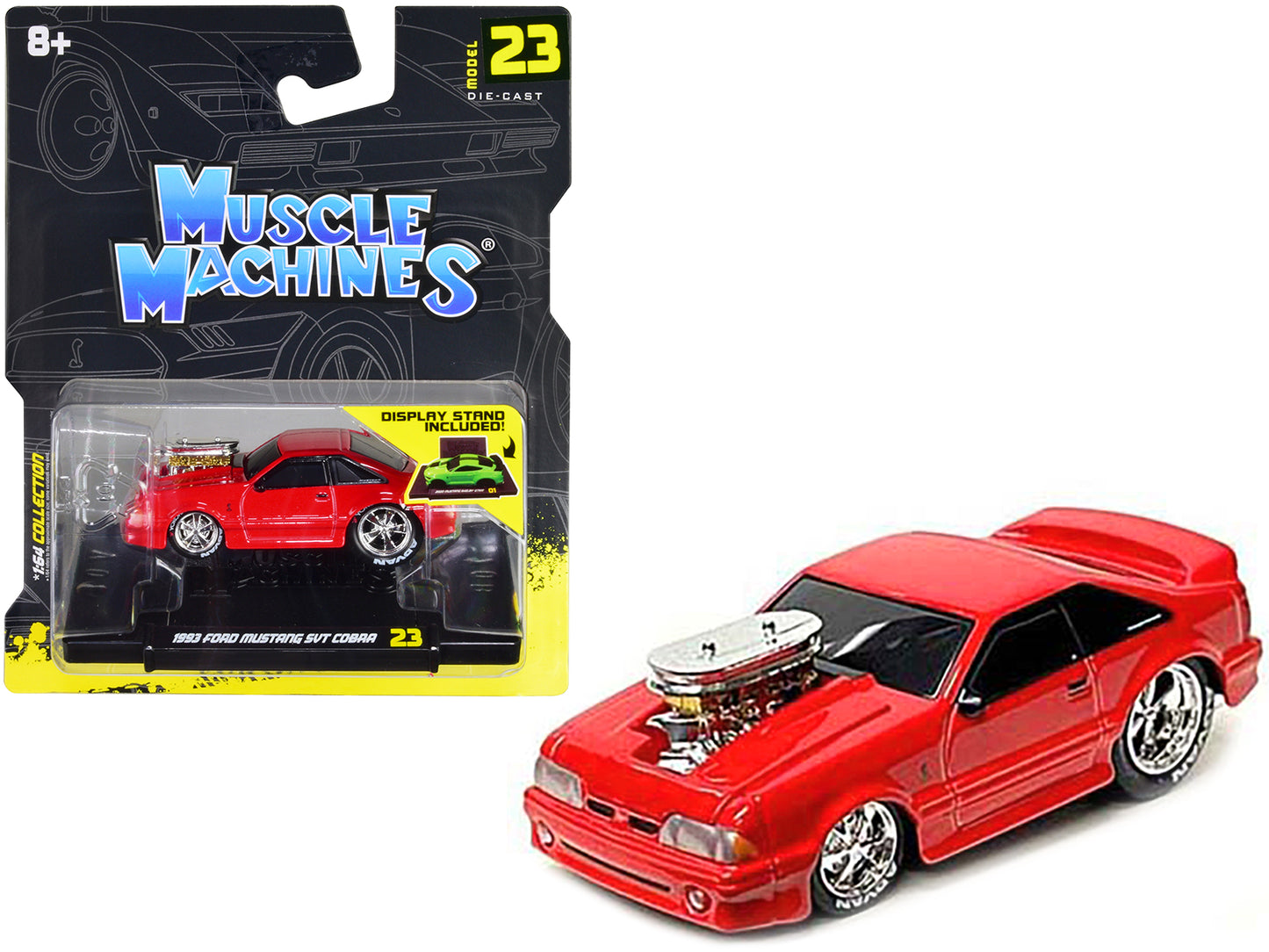 1993 Ford Mustang SVT Red Diecast Model Car 