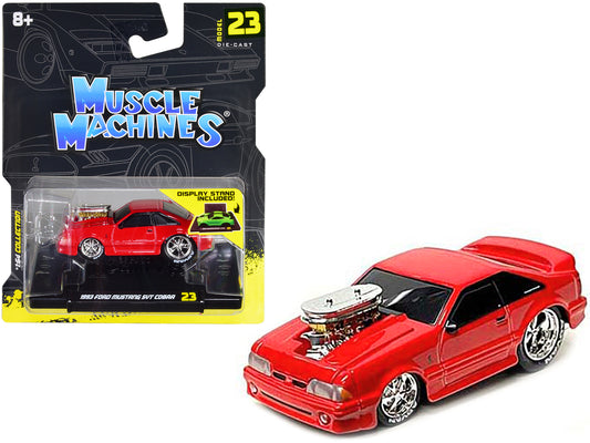 1993 Ford Mustang SVT Red Diecast Model Car 