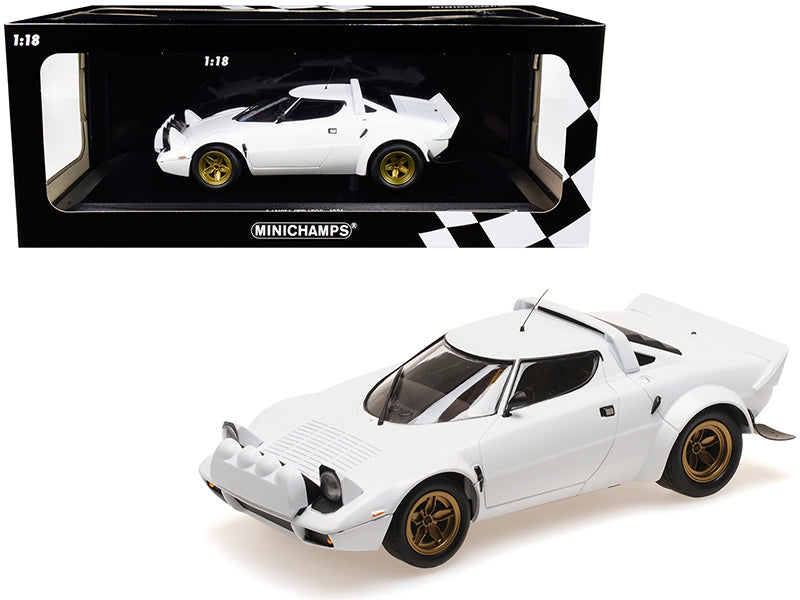 1974 Lancia Stratos  White Diecast Model Car 