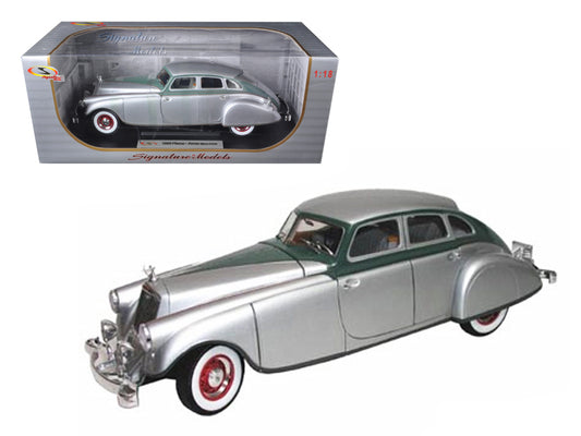 1933 Pierce Arrow  Silver Diecast Model Car 