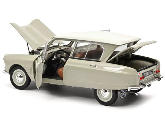 1965 Citroen Ami 6 White Diecast Model Car 