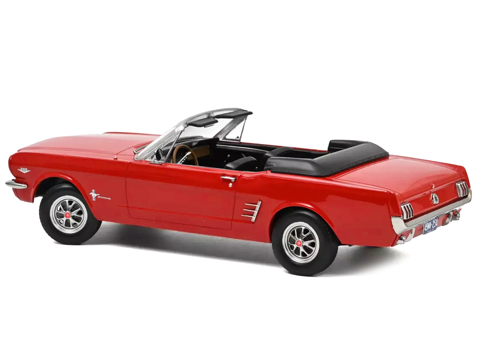 1966 Ford Mustang Convertible Red Diecast Model Car 
