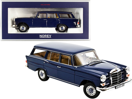 Brand new 1/18 scale diecast car model of 1966 Mercedes Benz 200 Universal Dark Blue die cast model car by Norev.
Brand new box.
Real rubb