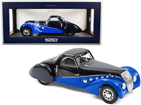 1937 Peugeot 302 Darl Blue Diecast Model Car 