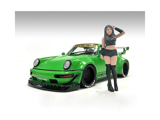 Brand new 1/18 scale of "Auto Salon Girls" Figure 2 for 1/18 scale models by American Diorama.
Brand new box.
Comes in