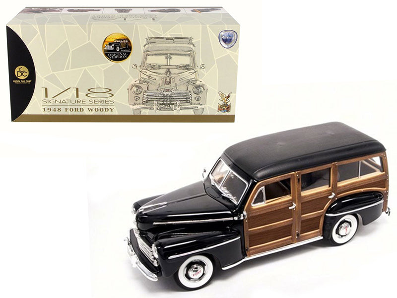 1948 Ford Woody  Black Diecast Model Car 