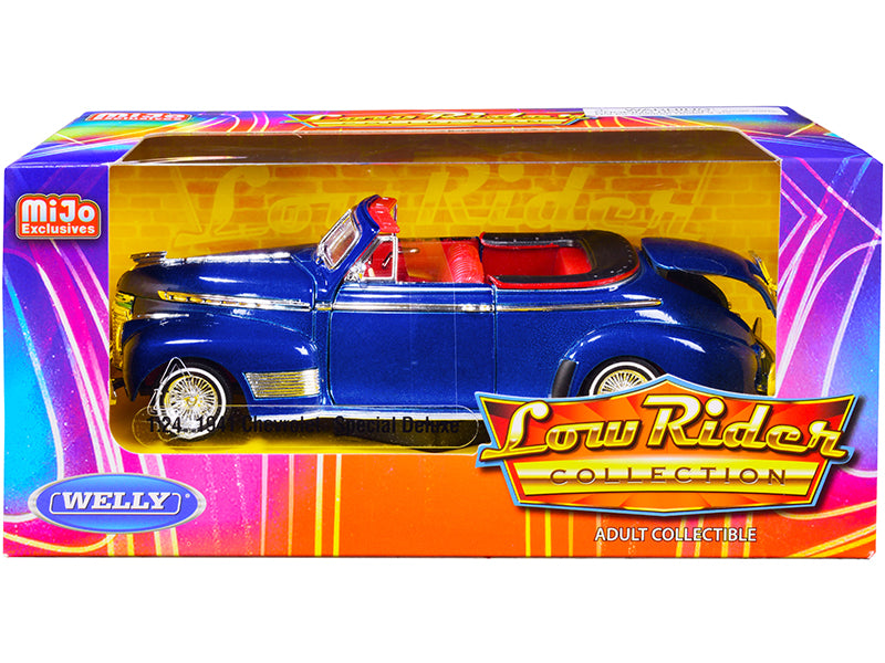 1941 Chevrolet Special Deluxe Blue Diecast Model Car 