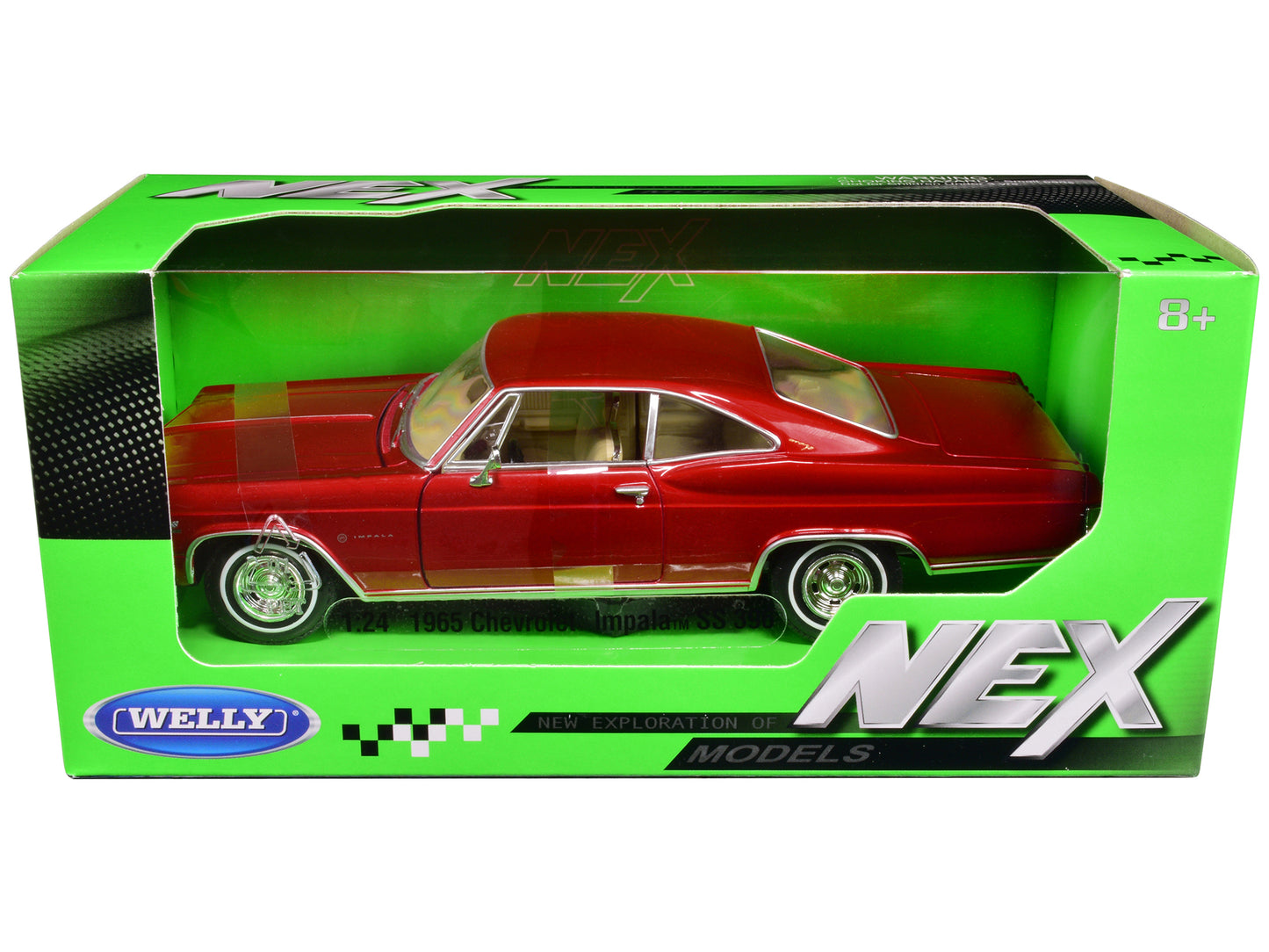 1965 Chevrolet Impala SS Red Diecast Model Car 