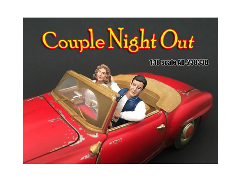 Brand new 1/18 scale of Seated Couple Release II Set of 2 Figurines for 1/18 scale models by American Diorama.
 Comes in a blister 