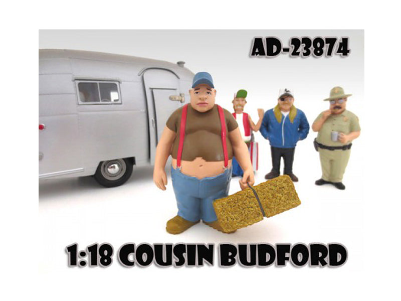 Cousin Budford  Diecast Model Trailer Park Figure 