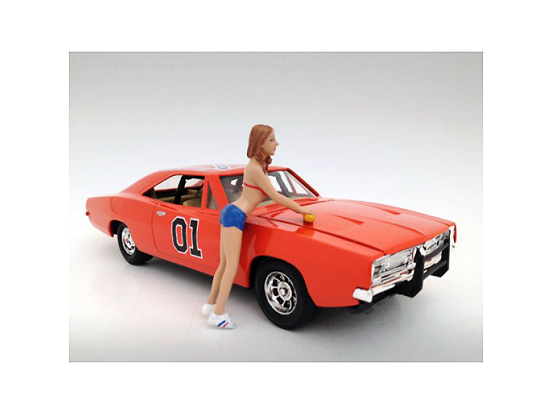 Brand new 1/24 scale of Jennifer Car Wash Girl Figurine for 1/24 scale models by American Diorama.
 Comes in a blister pack.
