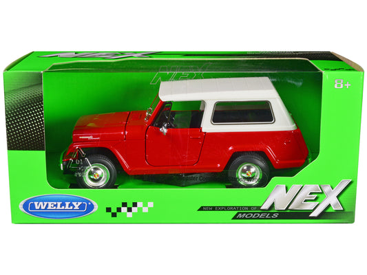 1967 Jeep Jeepster Commando Red Diecast Model Car 