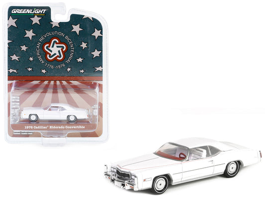 1976 Cadillac Eldorado Convertible White Diecast Model Car 