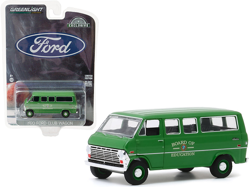 1970 Ford Club Wagon Green Diecast Model Van 