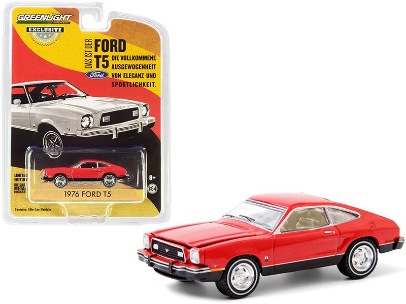 1976 Ford T5 Vermilion Red Diecast Model Car 