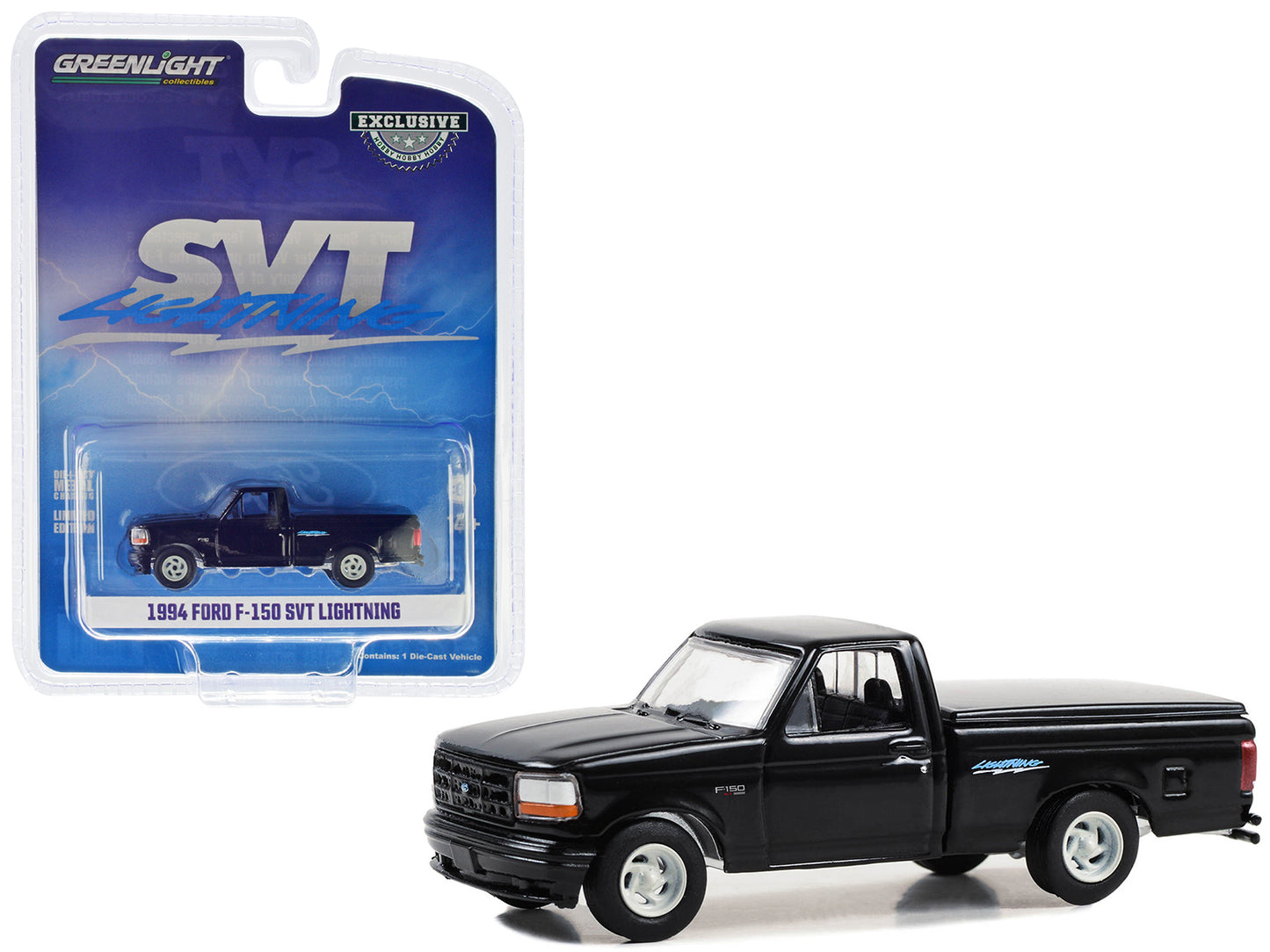 1994 Ford F-150 SVT Lightning Pickup Truck w Tonneau Bed Cover Black Hob Exclusi