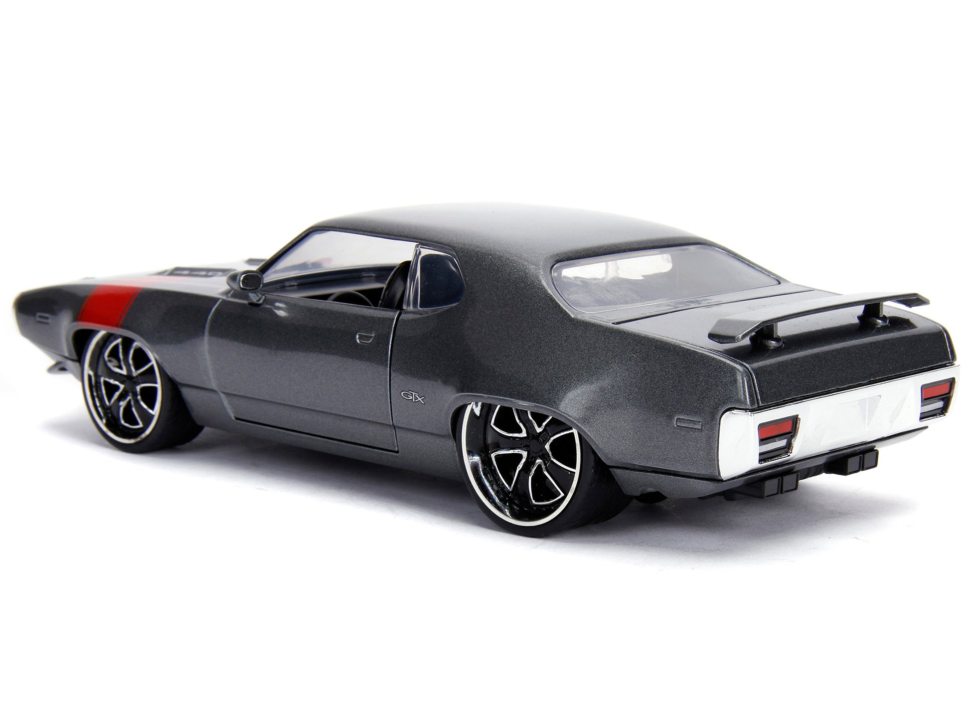 1972 Plymouth GTX 440 Gray Diecast Model Car 