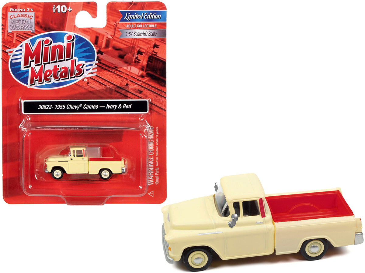 1955 Chevrolet Cameo  Red  Model Pickup Truck 